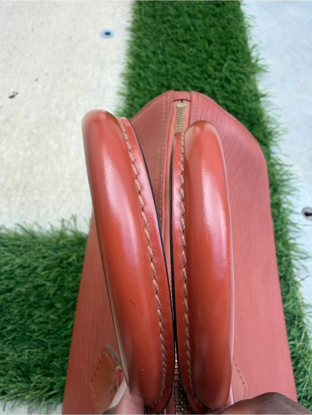 Louis Vuitton LV Hand Bag Speedy 25 Brown Epi Kenyan Fawn